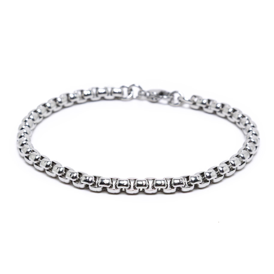 Armband Edelstahl - Box 5 mm - Bild 1
