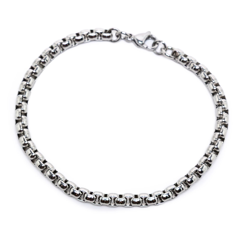 Armband Edelstahl - Box 5 mm - Bild 2