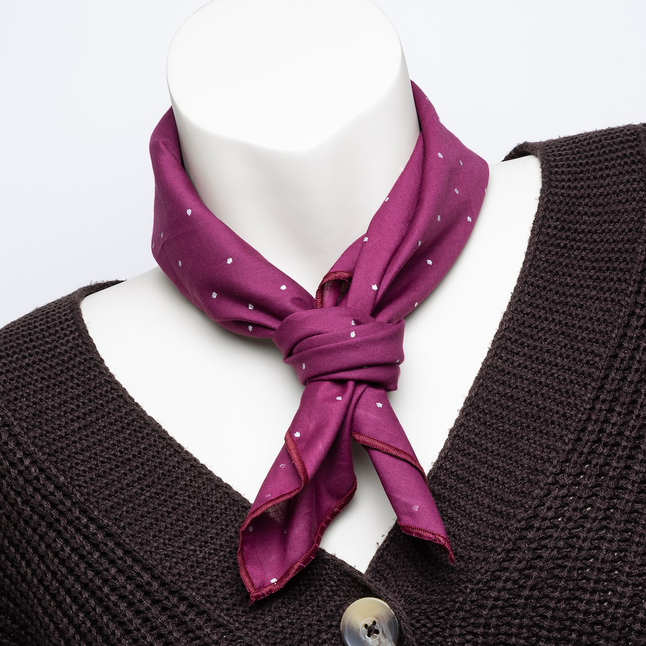 Foulard Sophie - Dots Orchidee