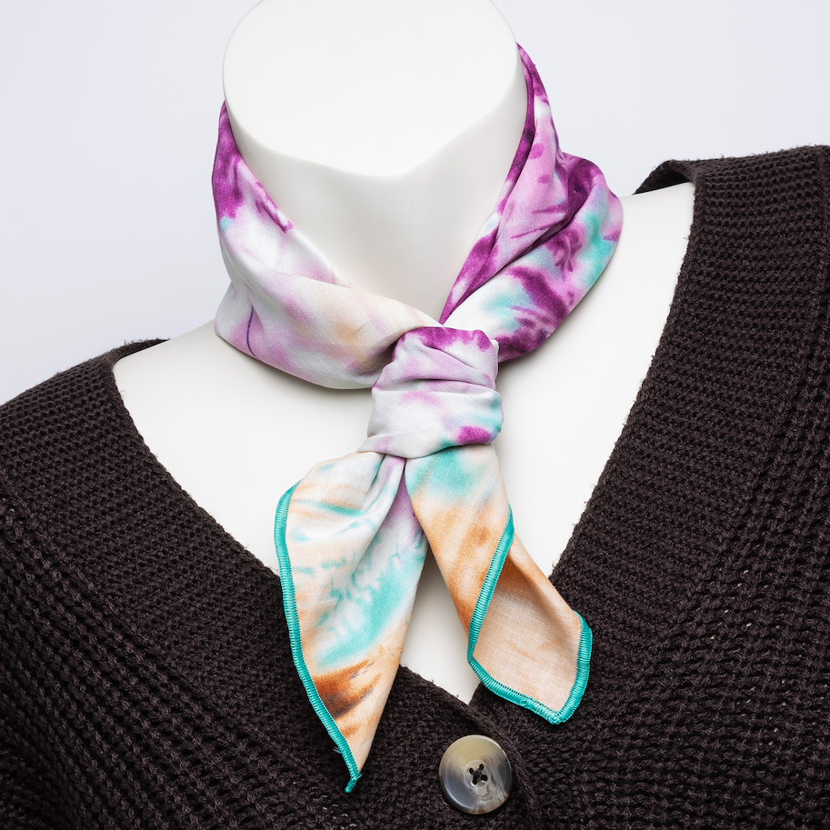 Foulard Sophie - Batik Aquarell