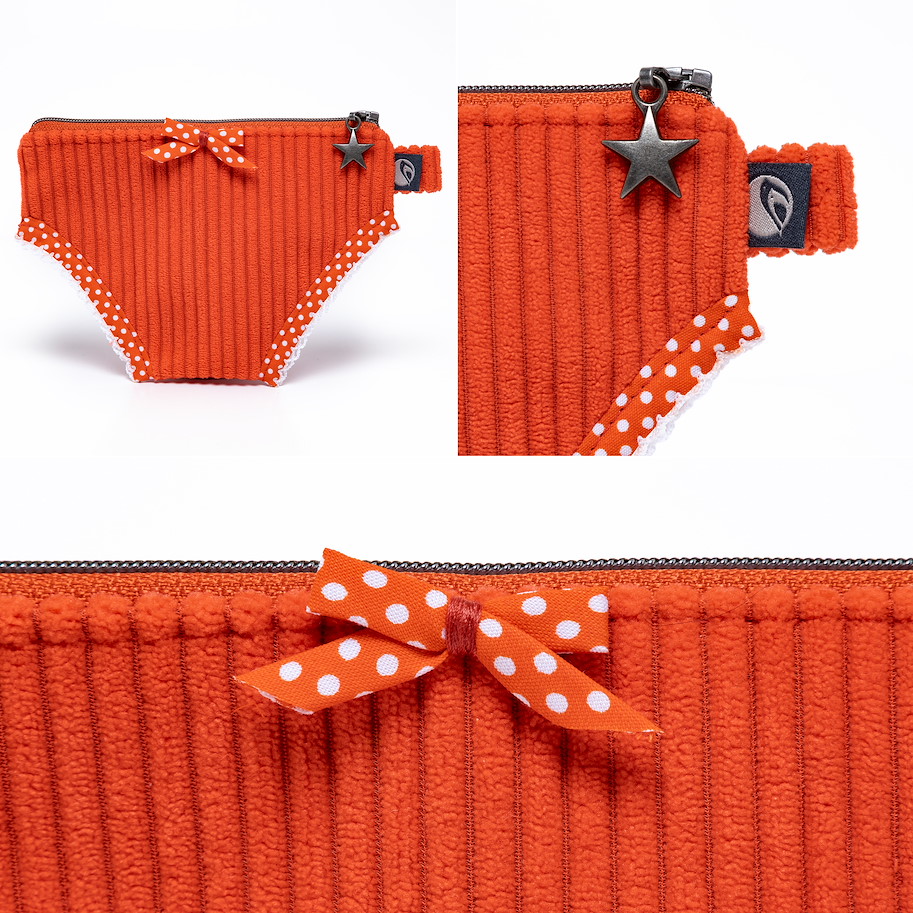 Necessaire Pippi - Cord Orange