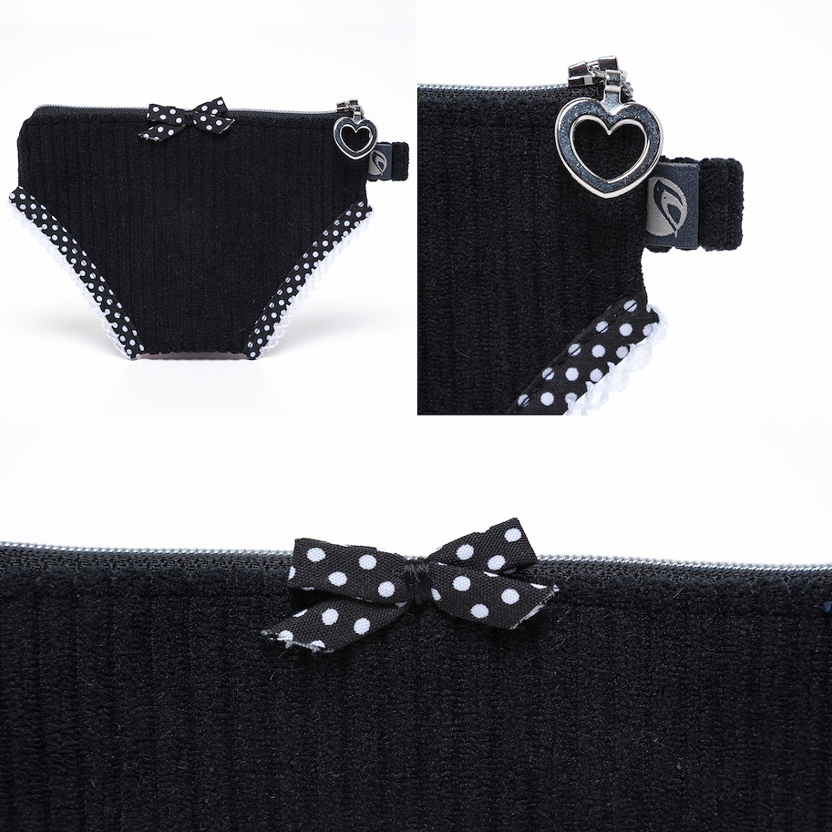 Necessaire Pippi - Cord Schwarz
