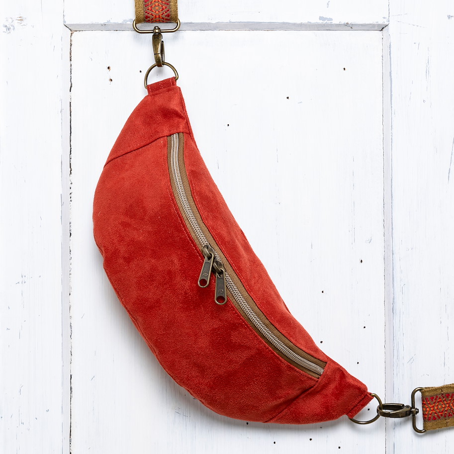 Crossbody Bag Suede Canyon
