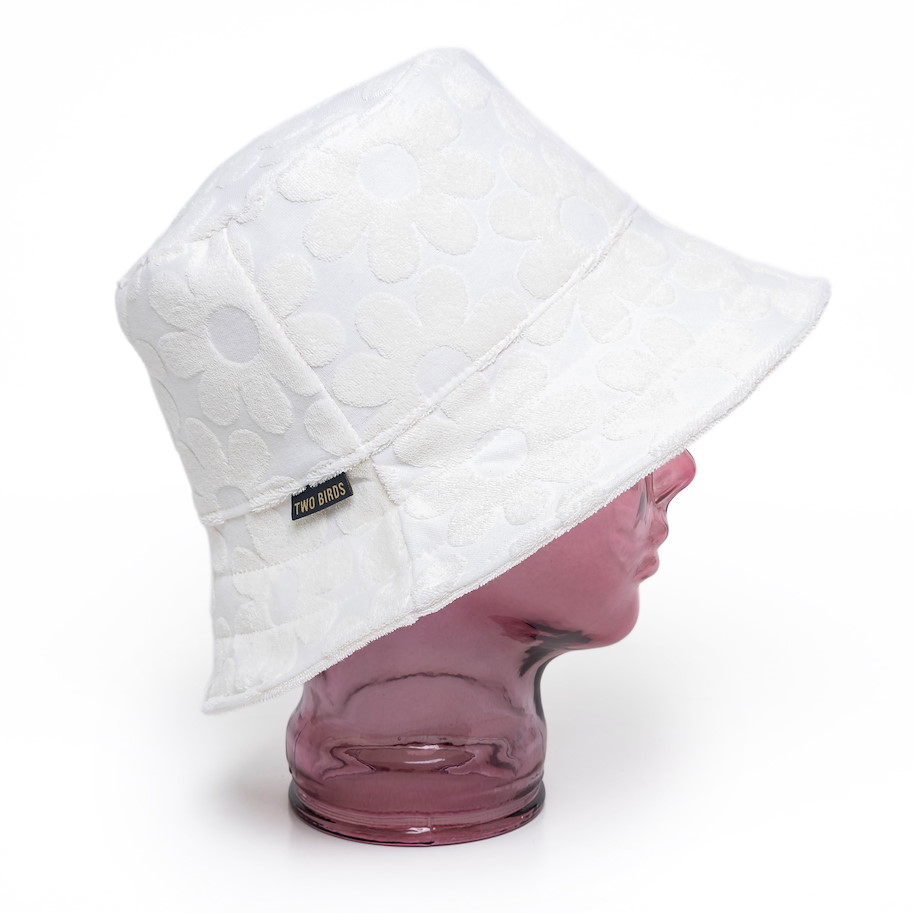Moodz - Frottee Blumen Ecru